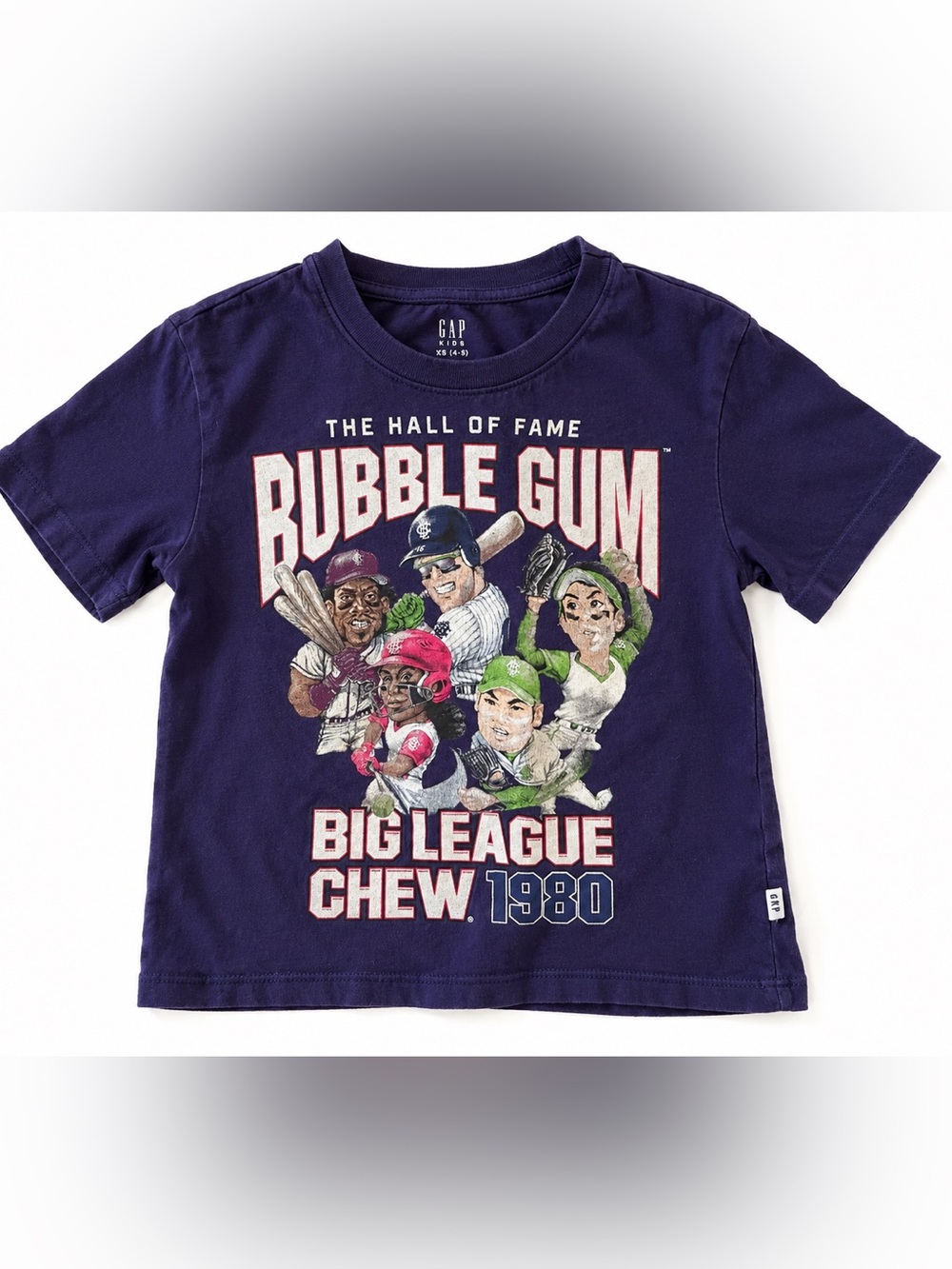 2/$10 Gap Kids Big League Chew Baseball Graphic Tee XS 4-5